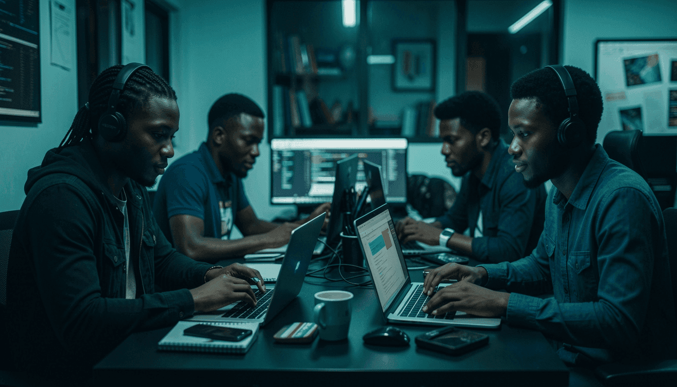 H-SETS Academy learners at work